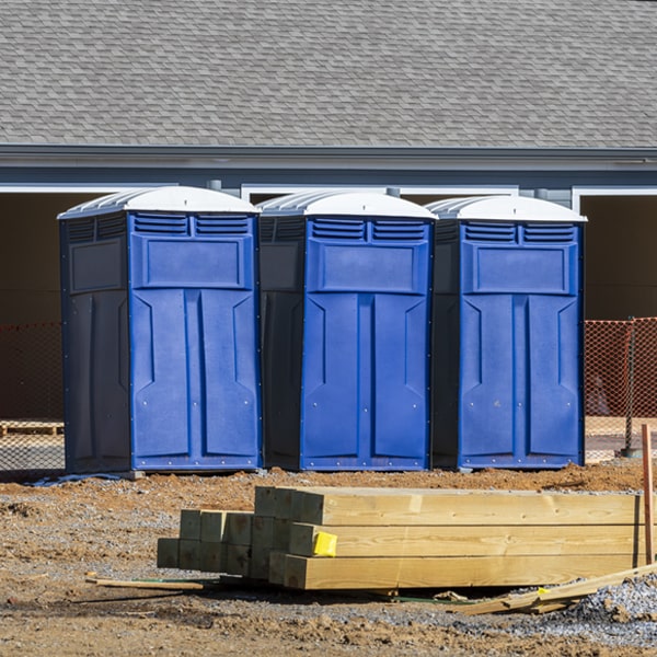 how can i report damages or issues with the porta potties during my rental period in Delphia